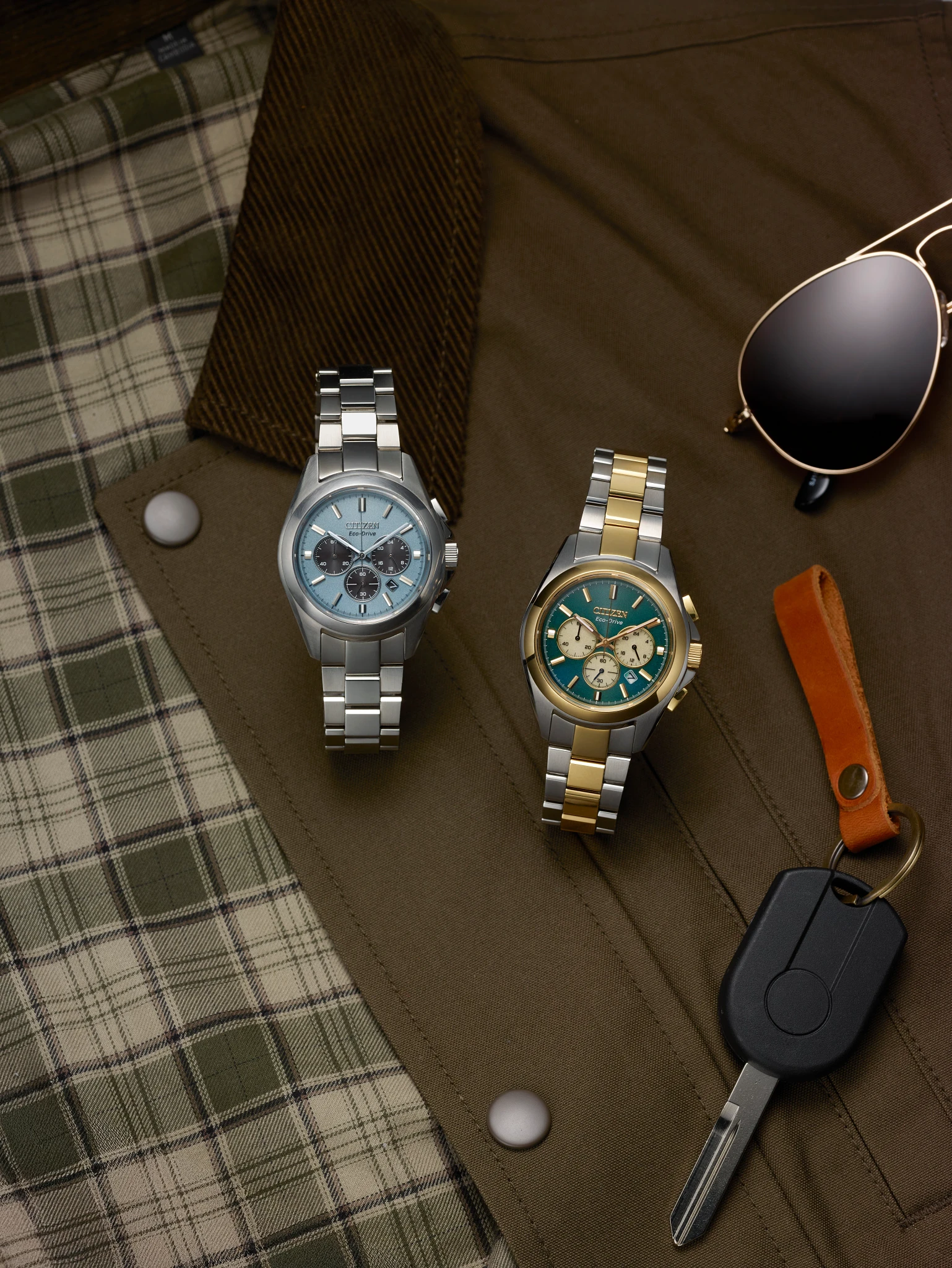 Sport Luxury Light Blue Dial Stainless Steel Bracelet CA4680-55L